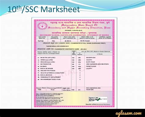 ssc result 2016 maharashtra board marksheet|eMarkSheet.